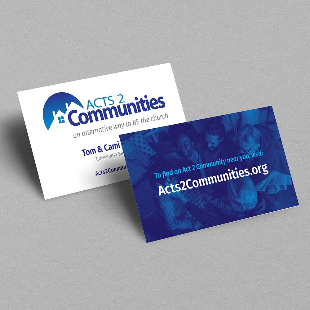 Acts 2 Communities business cards